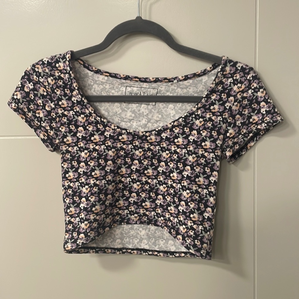 Floral crop top